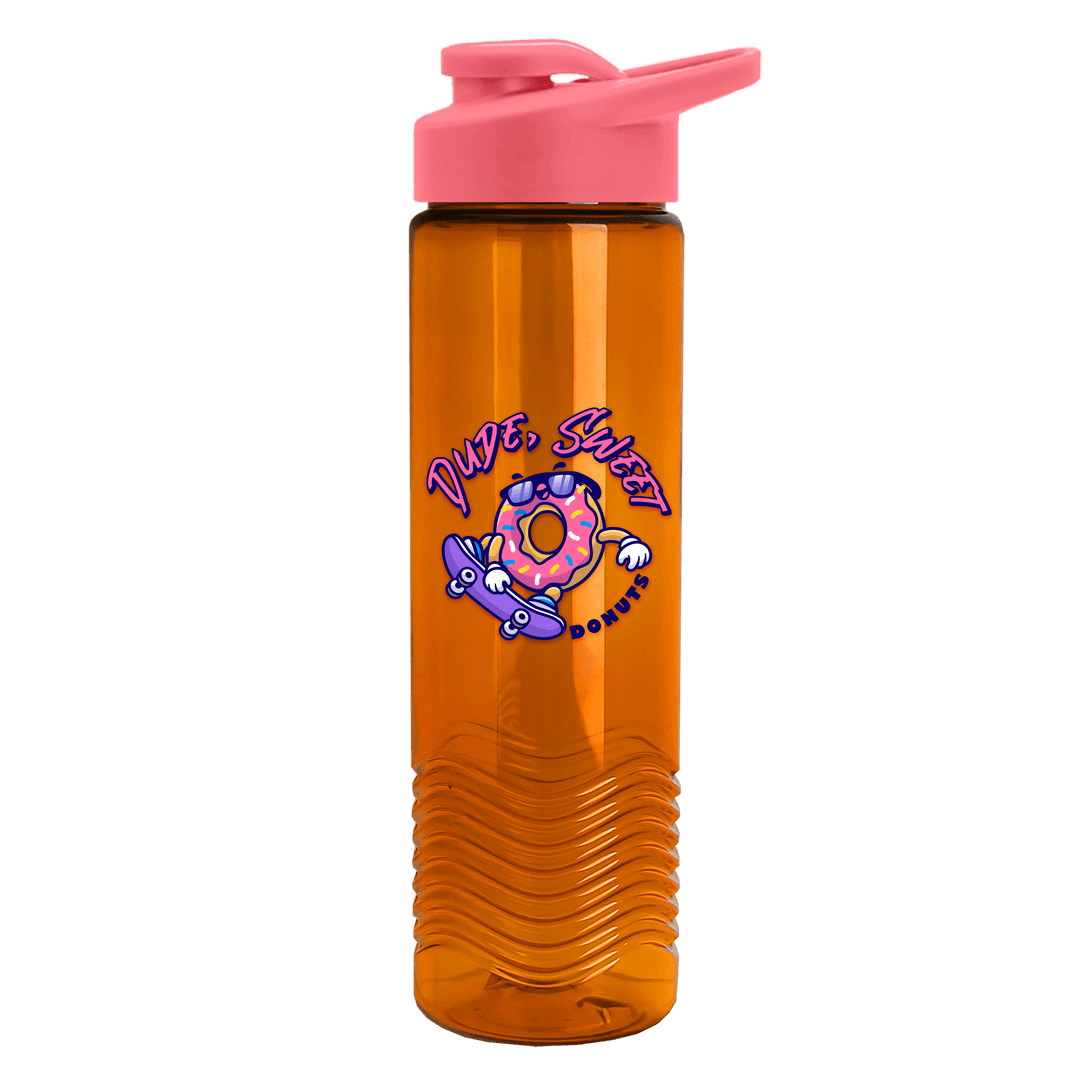 Wave Tritan® Bottle with Drink-Thru Lid - 24 oz.