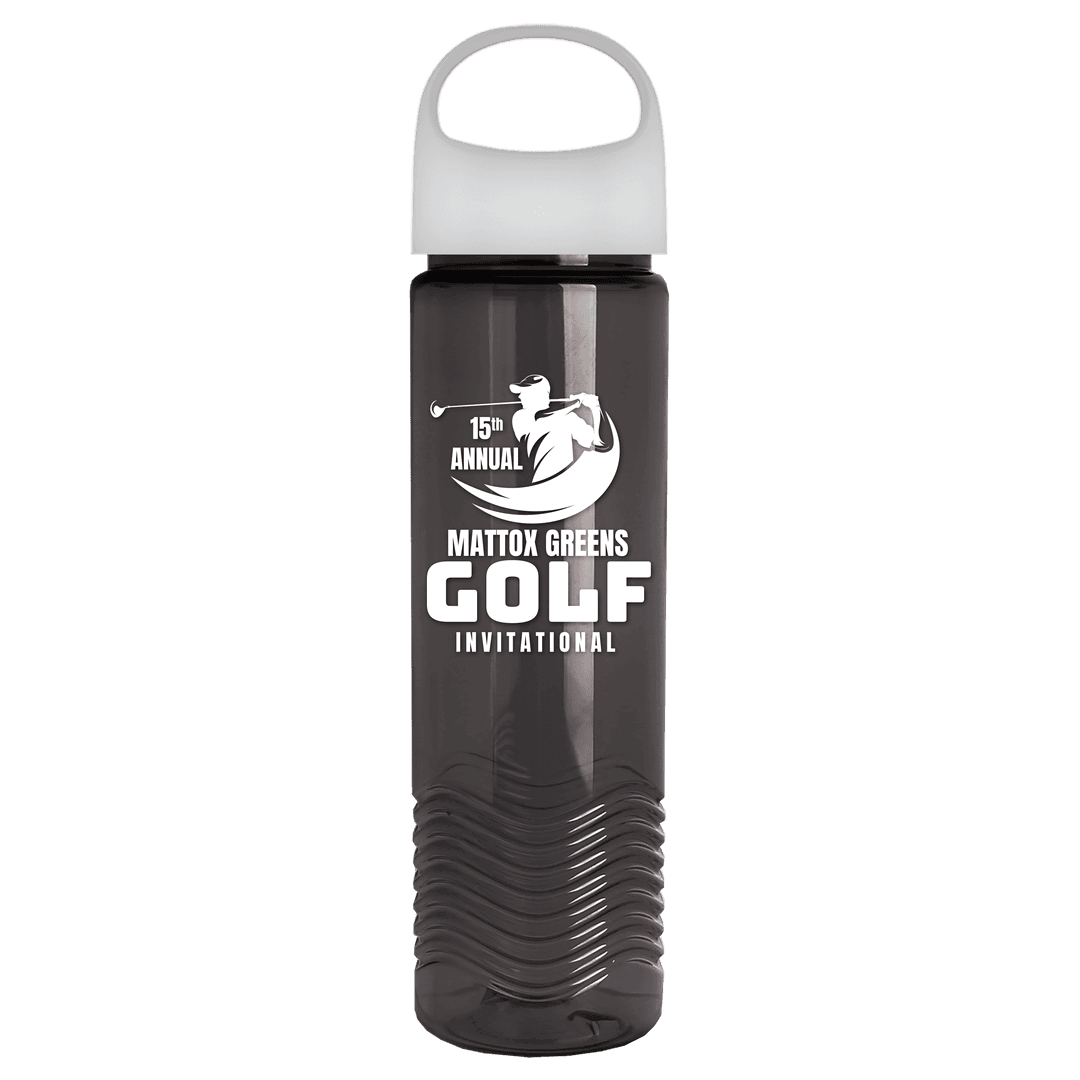 Wave Tritan® Bottle with Oval Crest Lid - 24 oz.