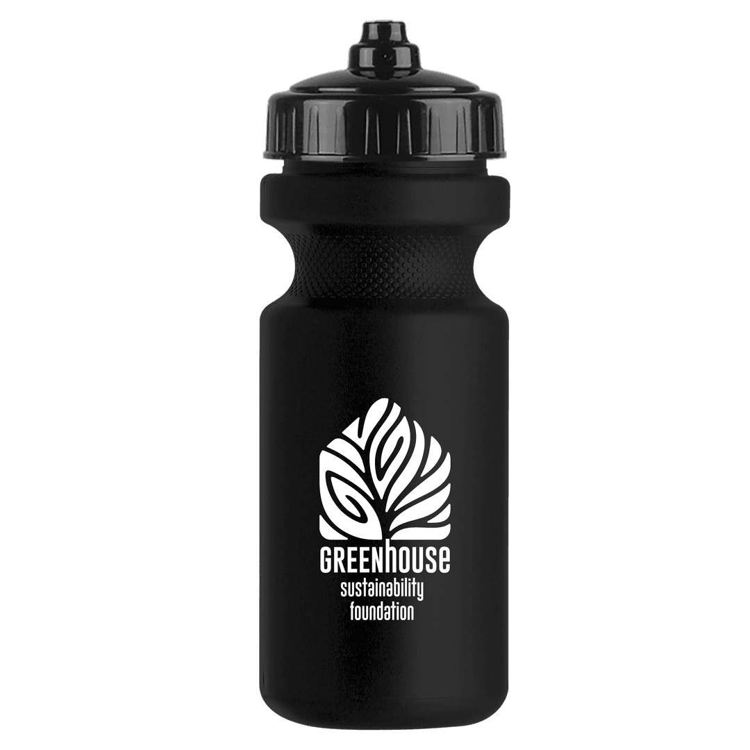 Recycled Bike Bottle with Valve Lid - 22 oz.